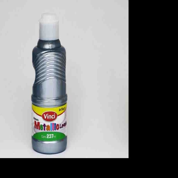 PINTURA DEDOS METALLIC VINCI 237ML. PLATA E.6